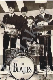 Zene 04 The Beatles hűtőmágnes