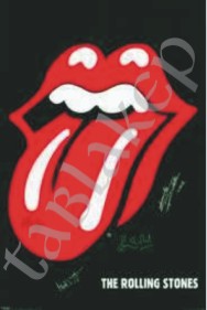 Zene 09  Rolling Stones hűtőmágnes