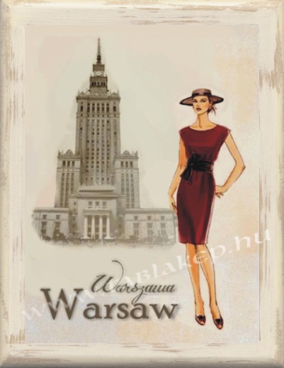 Nő Warsaw táblakép