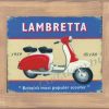 Motor Lambretta táblakép