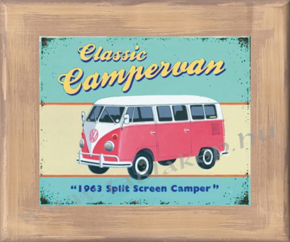 Retro VW Campervan 1. táblakép
