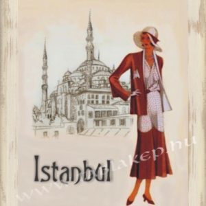 Nő Istanbul táblakép