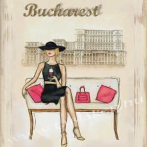 Nő Bucharest táblakép