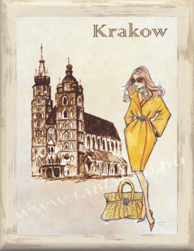Nő Krakow táblakép
